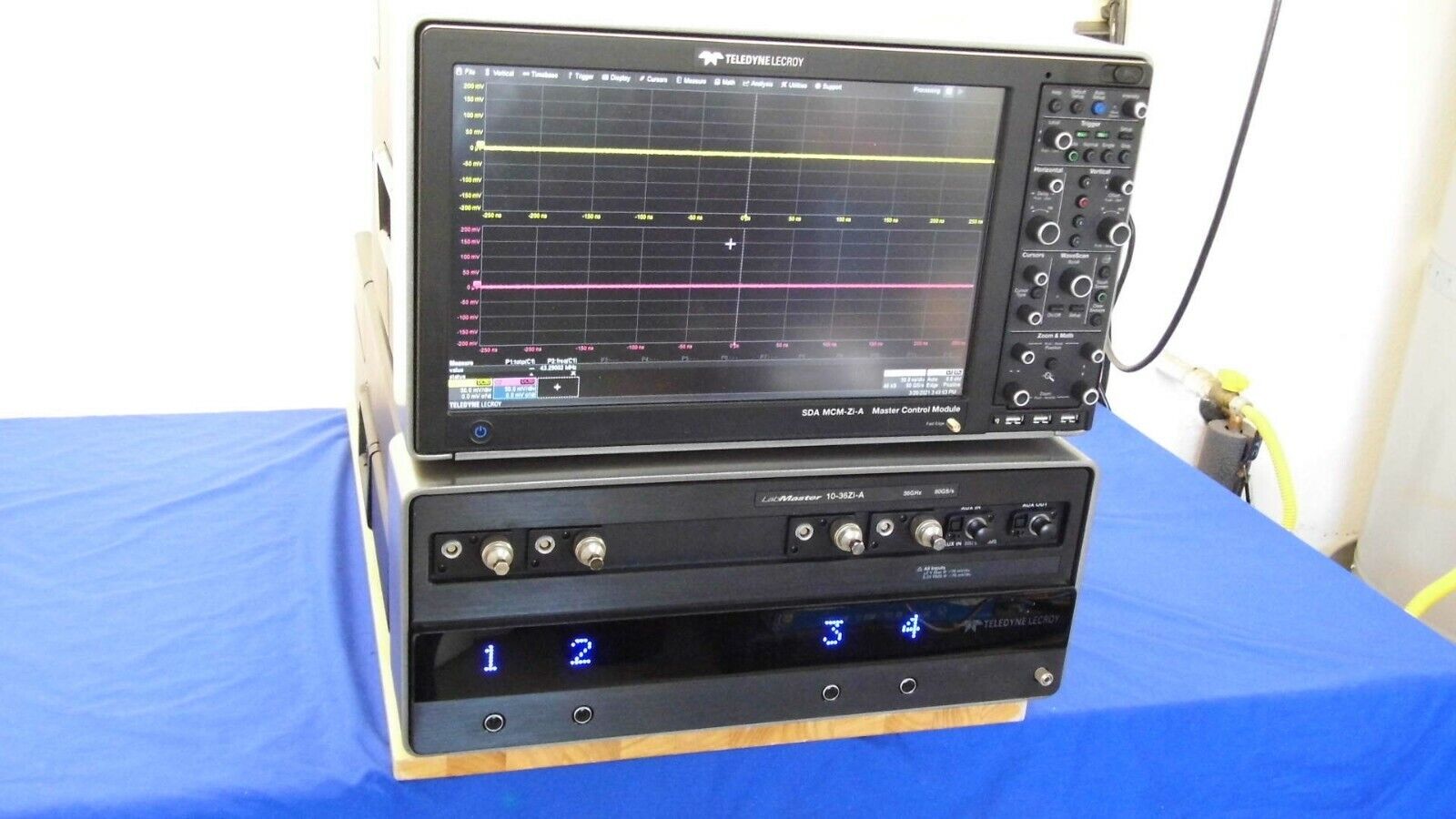 LeCroy LabMaster 10-36Zi-A & SDM-Zi-A, 36GHz 80GS/s oscilloscope w/ factory cal LeCroy LabMaster 10-36Zi-A & SDM-Zi-A, 36GHz 80GS/s oscilloscope w/ factory cal